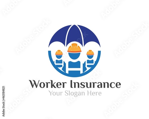 Free Download worker insurance logo designs for medical construction service - GFXLoad