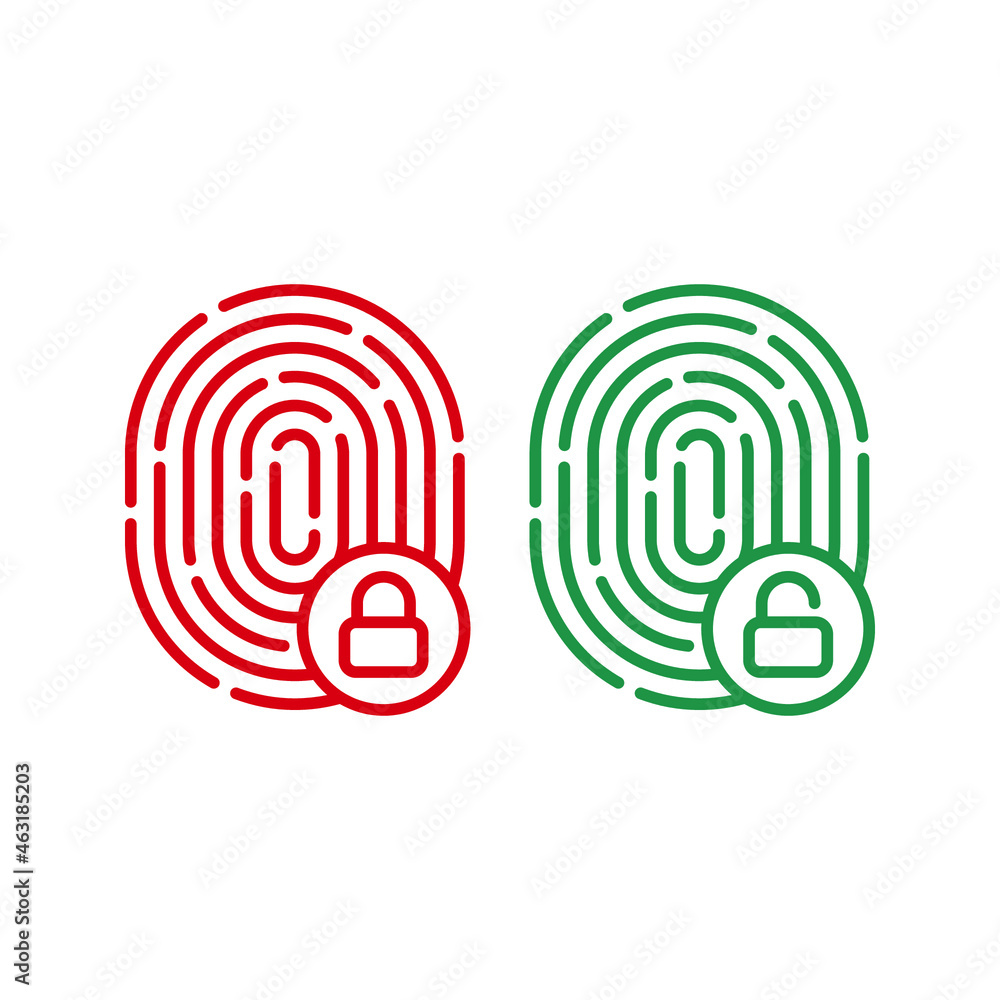 fingerprint icon. Touch ID vector icon isolated fingerprint design. Scanner icon. Vector illustration. fingerprint icon. Touch ID vector icon isolated fingerprint design. Scanner icon. Vector illustration.