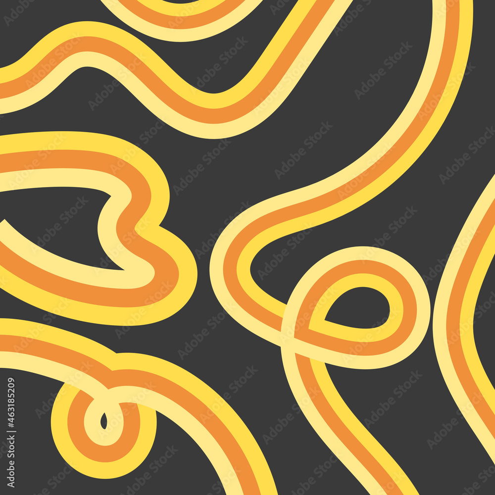 Obraz premium Pasta abstract square geometric banner