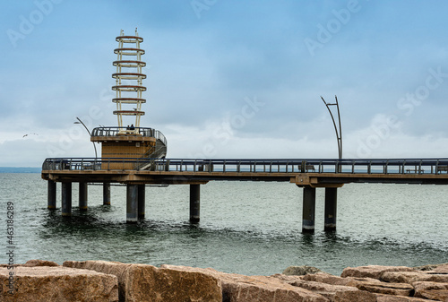 Brant Street pier in Spencer Smith Park, Burlington,  Ontario,  Canada photo