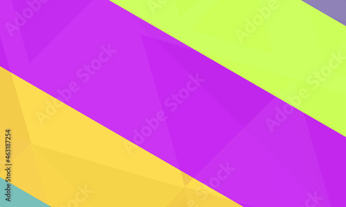triangular background with stacks of different colored slanted squares