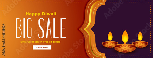 india diwali stylish sale banner design photo