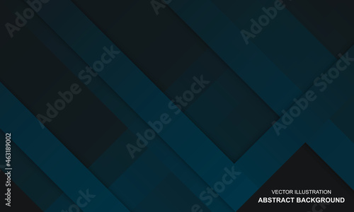Abstract background black and blue luxury design
