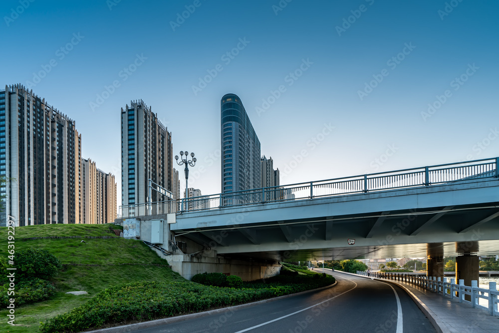 Naklejka premium Scenery of Linyi City, Shandong, China