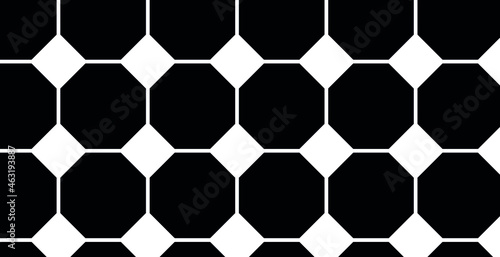 Fototapeta Naklejka Na Ścianę i Meble -  Abstract seamless pattern, minimal geometric background, repeating geometric pattern, graphic modern pattern, black and white pattern background