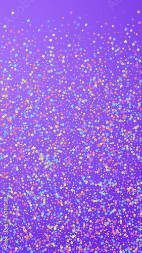 Festive remarkable confetti. Celebration stars. Co