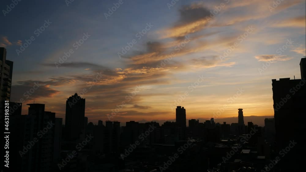 time lapse of sun rise in Kaohsiung time lapse of sun rise in Kaohsiung