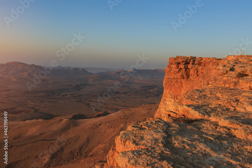 Lunar landscape in the Negev desert