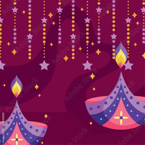 diwali diya lights