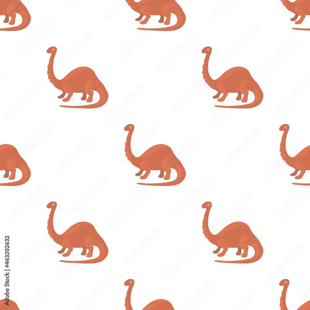 Obraz premium Apatosaurus dinosaur pattern seamless background texture repeat wallpaper geometric vector