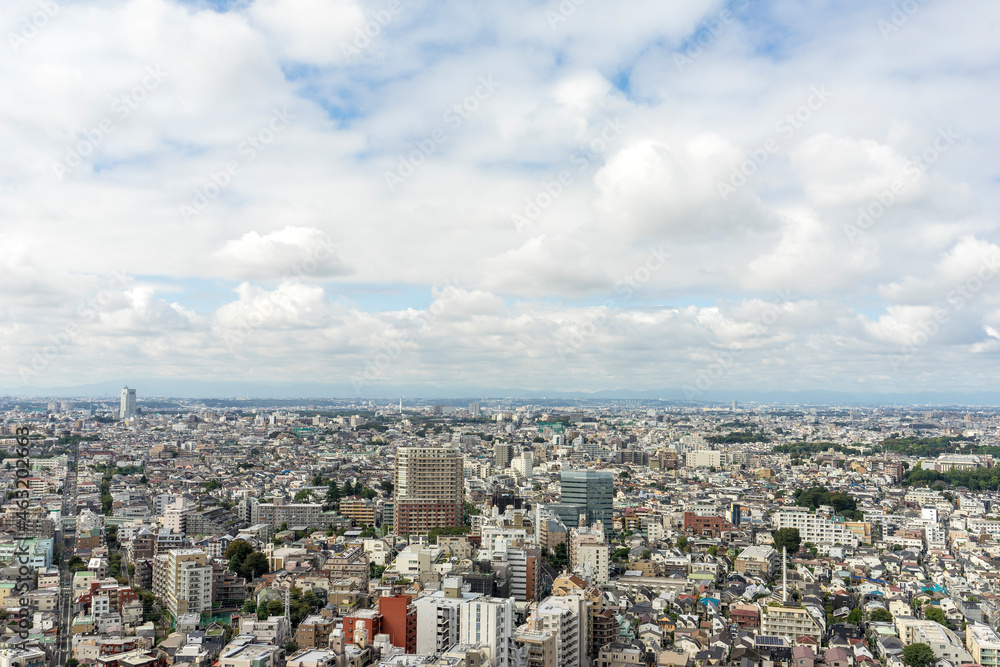 Obraz premium 都市の風景 東京世田谷からの眺望
