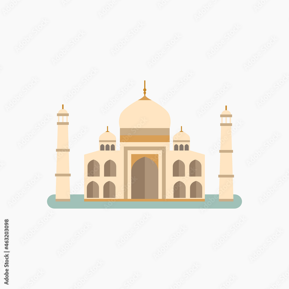 Indian Landmark. Vector illustration.