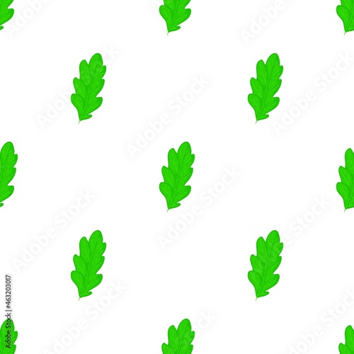 Oak leaf pattern seamless background texture repeat wallpaper geometric vector