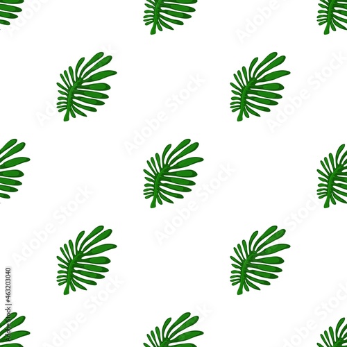 Milkshare leaf pattern seamless background texture repeat wallpaper geometric vector