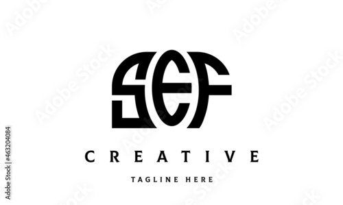 SEF creative three latter logo design	 photo