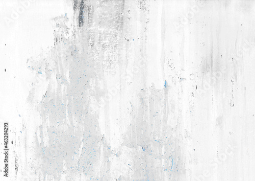 Grunge white texture wall. Abstract white horizontal background. Artsy Background. © lisaschaetzle