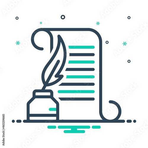 Mix icon for poet
