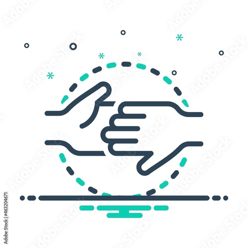 Mix icon for committed