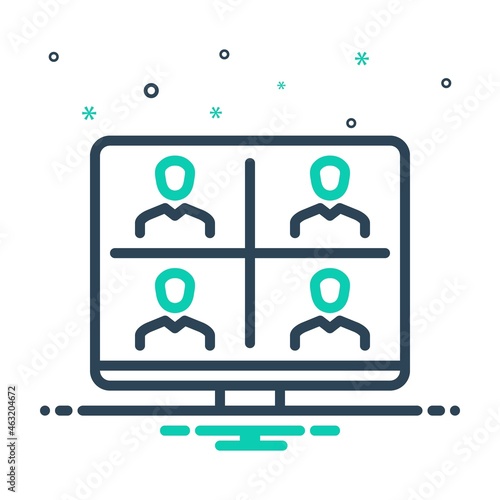 Mix icon for conferences