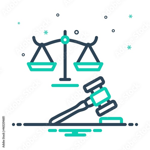 Mix icon for litigation