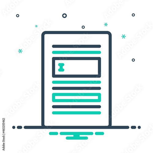 Mix icon for subsection