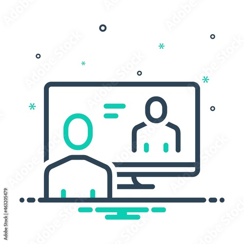 Mix icon for online