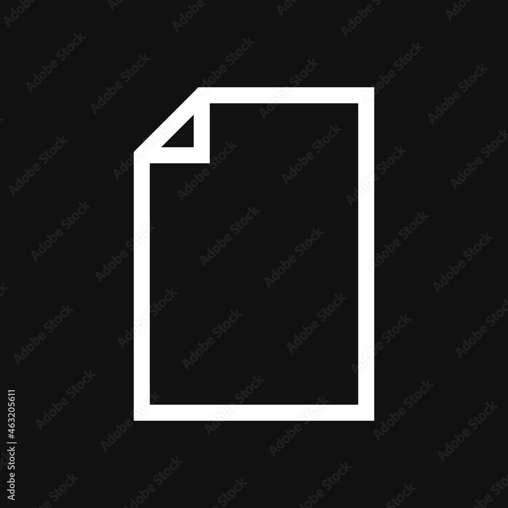 file vector icon on grey background file vector icon on grey background