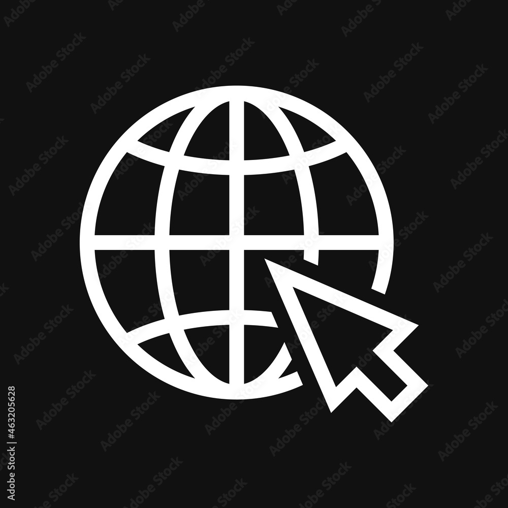 Go to web on grey background Go to web on grey background