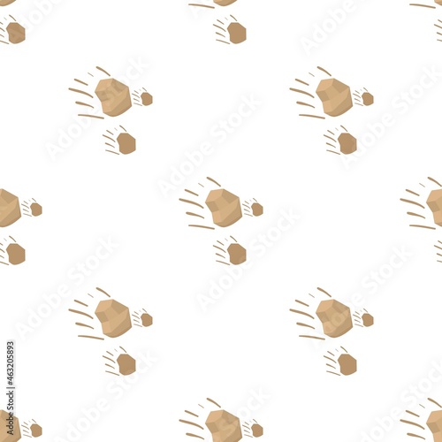 Throwing stones pattern seamless background texture repeat wallpaper geometric vector
