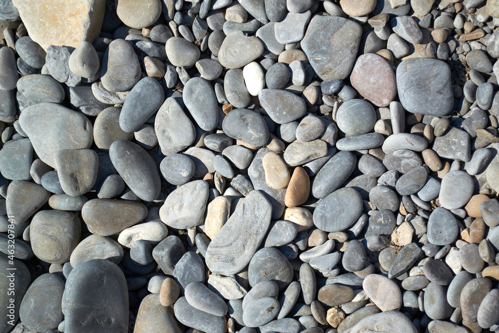Large photo of pebble stones. Pebble beach, texture, background. Large photo of pebble stones. Pebble beach, texture, background.