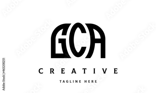 GCA creative three latter logo design	 photo