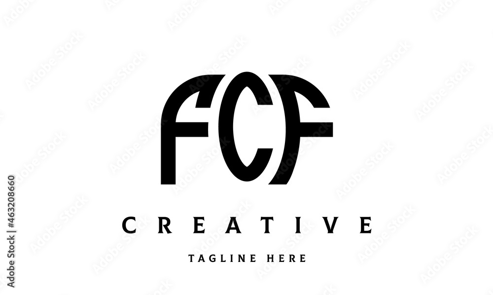 FCF creative three latter logo design FCF creative three latter logo design