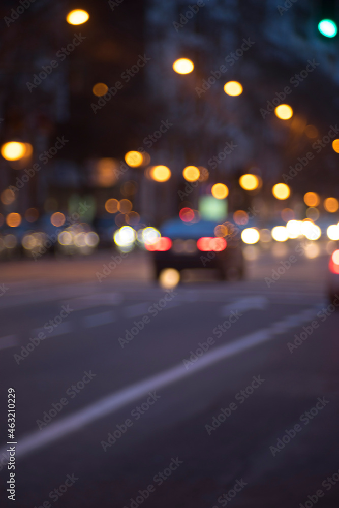 Street photo at night