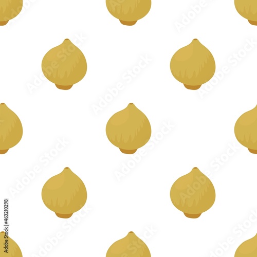 Puffball mushroom pattern seamless background texture repeat wallpaper geometric vector