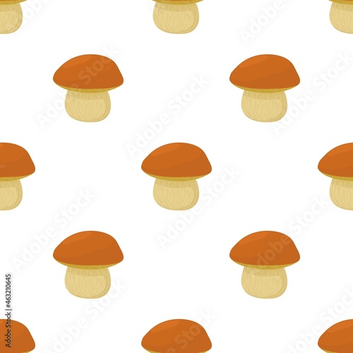 Boletus edulis pattern seamless background texture repeat wallpaper geometric vector