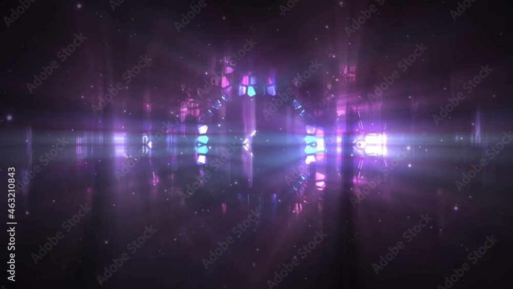 Glowing Abstract Lights Background Loop Glowing Abstract Lights Background Loop