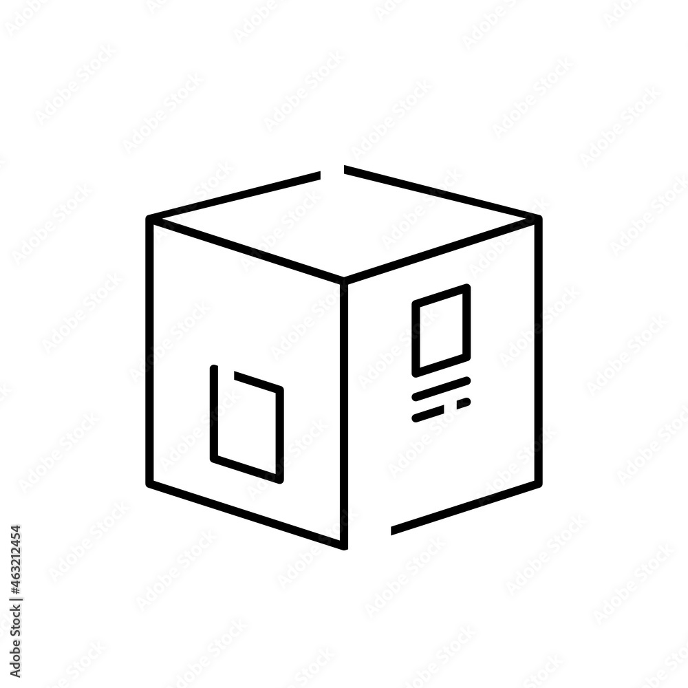 Black friday line icon delivery express. Box. Vector EPS10 Black friday line icon delivery express. Box. Vector EPS10