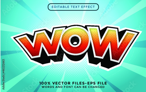 Modern 3d style text effect Premium Vecto photo