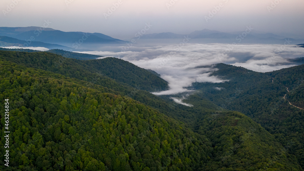 view from the top of mountain