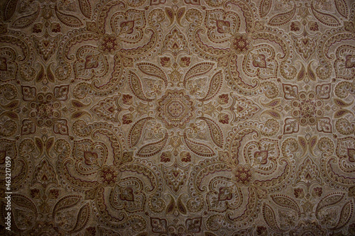 wallpaper orange-brown with patterns for the use of designs