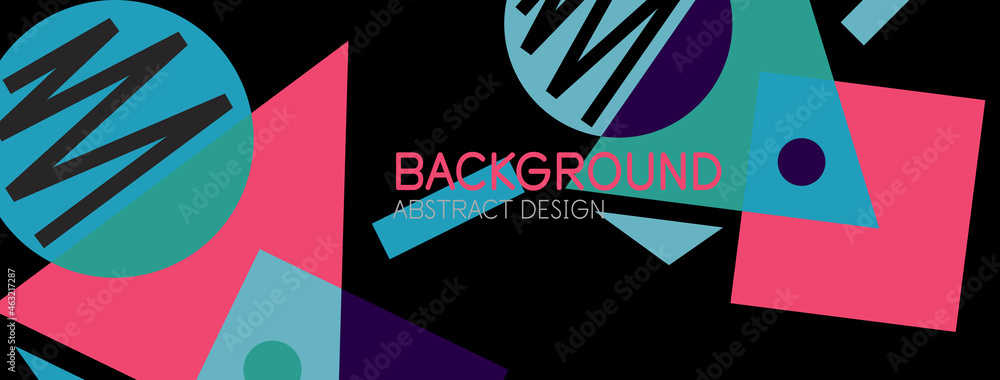 Abstract background with blocks, lines, geometric shapes. Techno or business concept for wallpaper, banner, background, landing page Abstract background with blocks, lines, geometric shapes. Techno or business concept for wallpaper, banner, background, landing page