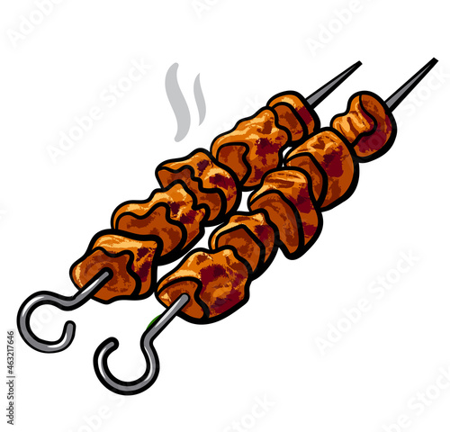 grilled kebab
