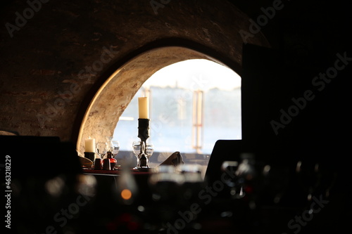 Maiden's Tower (Kız Kulesi) In istanbul turkey In the Bosphorus strait off the coast of Uskudar.