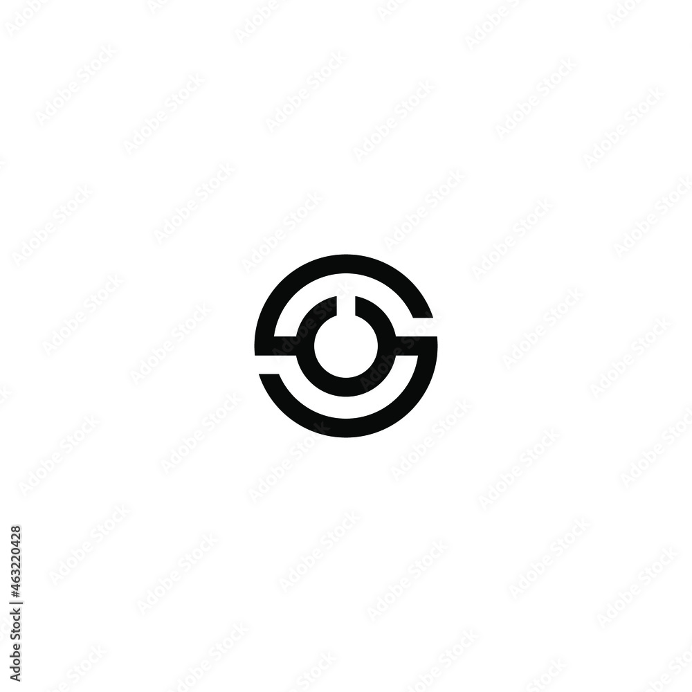 st latter vector logo abstrack st latter vector logo abstrack