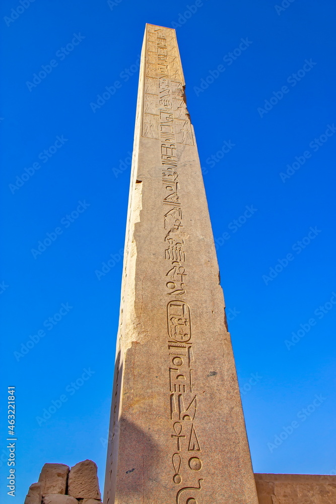 The obelisk of Pharoah Thutmose I, Karnak Temple Complex, Egypt
