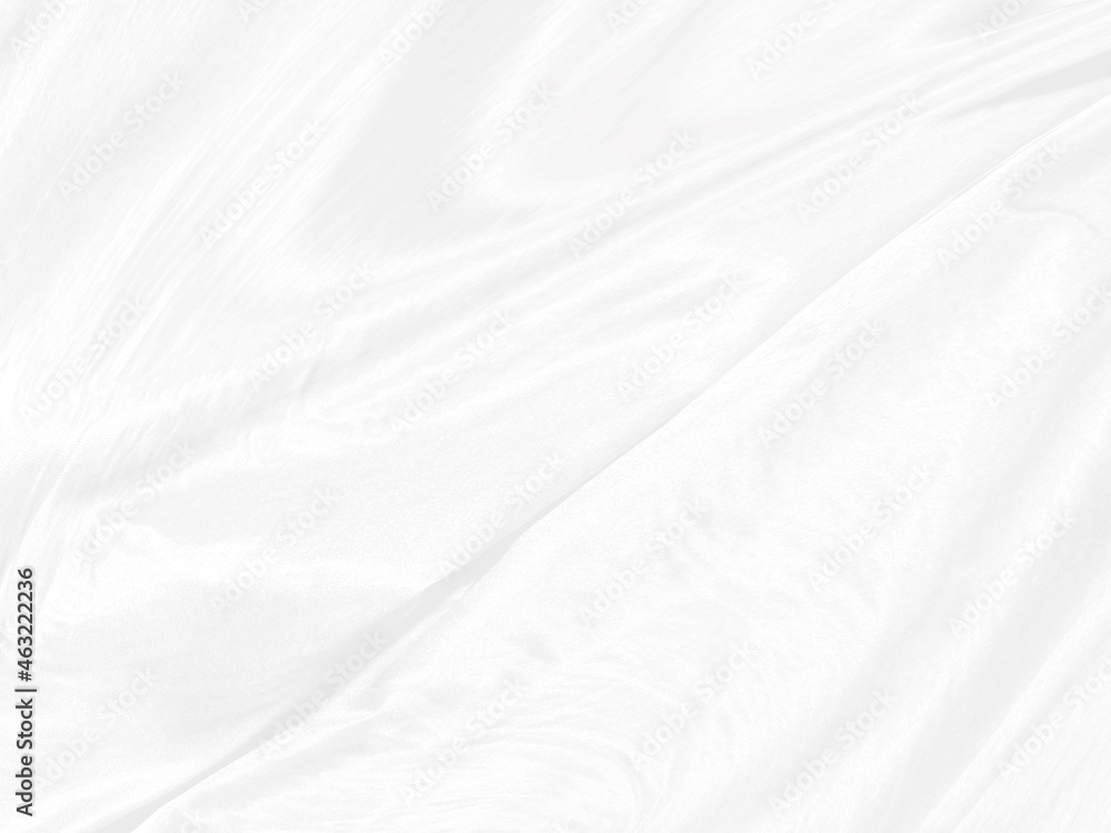Obraz premium beauty white abstract clean and soft fabric textured. smooth curve shape decorate fashion textile background