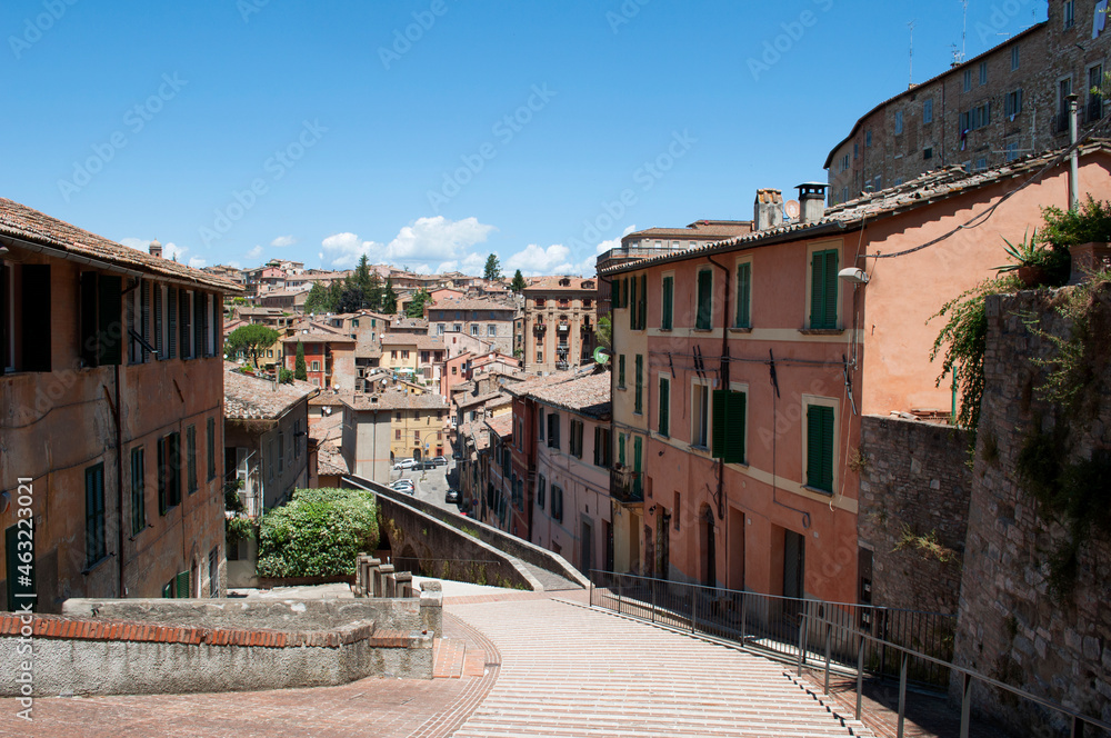 Perugia Old Town Cityscape, Italy