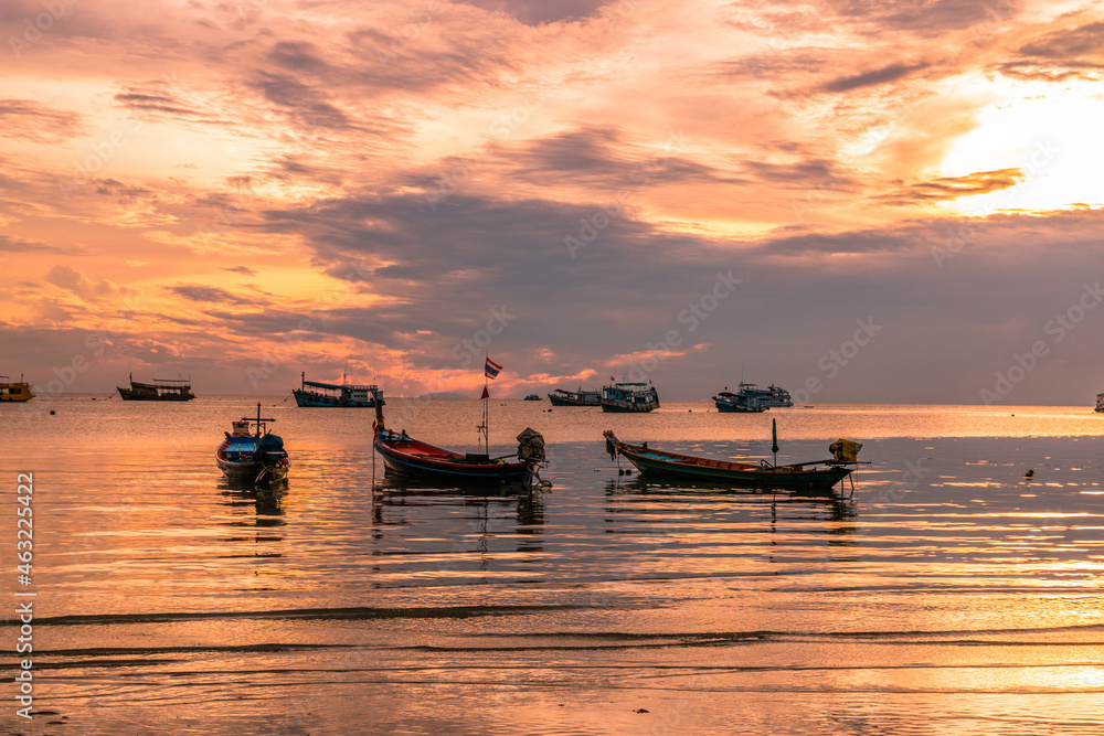Sunset in Ko Tao Sunset in Ko Tao