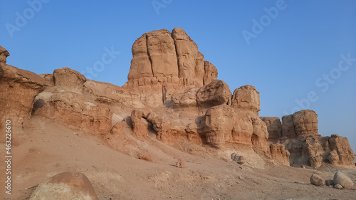 Beautiful mountains of jabal qara.