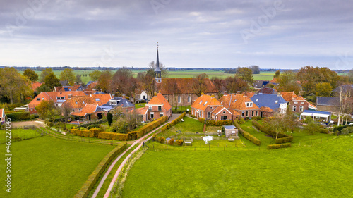 Wallpaper Mural Aerial view of historic village of Niehove Torontodigital.ca